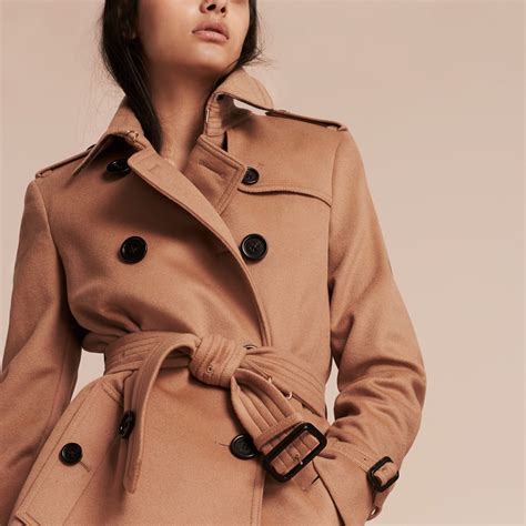 burberry camel womens coat discount